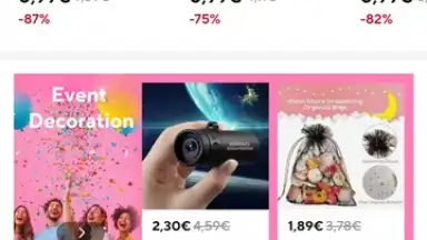 Screenshot von AliExpress 10
