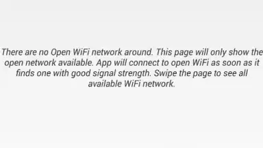 Screenshot von Open WiFi Connect 2