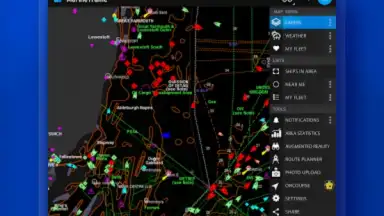 Screenshot von MarineTraffic 4