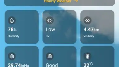 Screenshot von Daily Weather Free 2