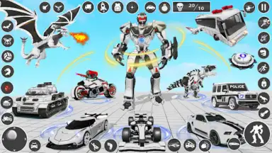 Screenshot von Dragon Robot Car Transform 3