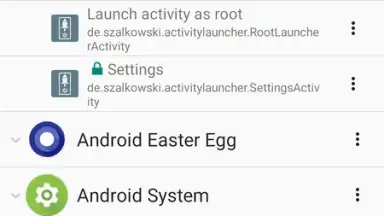 Screenshot von Activity Launcher 3