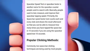 Screenshot von Spacebar Counter 1