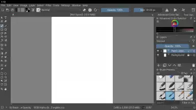 Screenshot von Krita 8