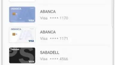 Screenshot von Samsung Pay 3