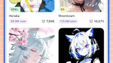 Screenshot von PixAI 1
