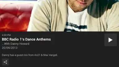 Screenshot von BBC iPlayer Radio 6