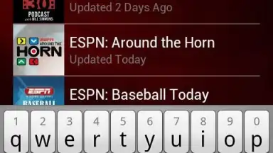 Screenshot von ESPN Radio 6