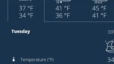 Screenshot von SSuite Dune Weather App 1