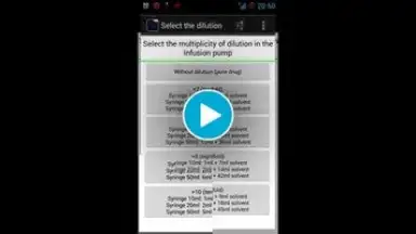 Screenshot von Скорость инфузии 1