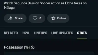 Screenshot von DAZN 2