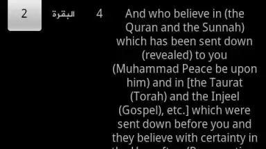 Screenshot von Holy Quran 1