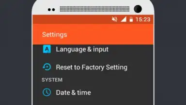 Screenshot von Material Status Bar 2