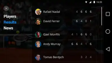 Screenshot von Eurosport Player 8
