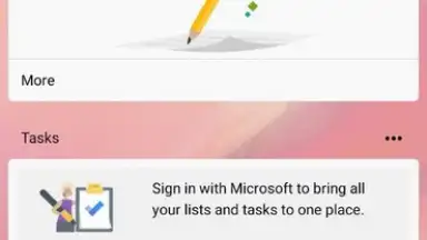 Screenshot von Microsoft Launcher Preview 4