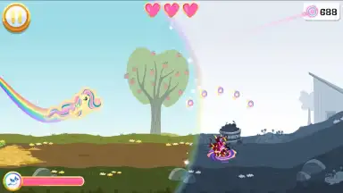Screenshot von My Little Pony Rainbow Runners 2