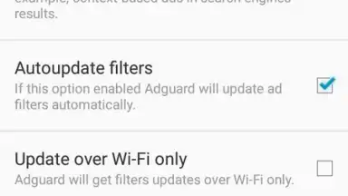 Screenshot von Adguard 14