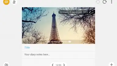 Screenshot von ASUS SuperNote 1
