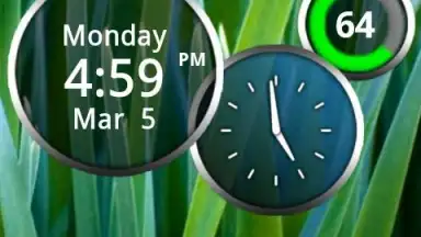 Screenshot von Rings Digital Weather Clock 4