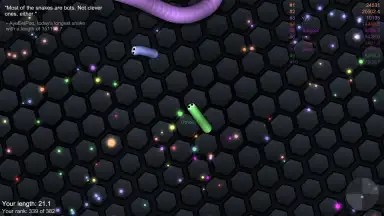 Screenshot von slither.io 8