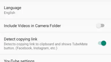 Screenshot von TubeMate 3