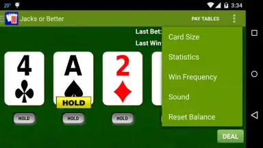 Screenshot von Awesome Video Poker! 3