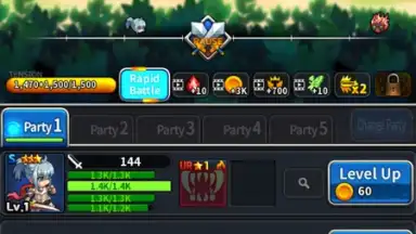 Screenshot von Idle Knights 1