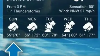 Screenshot von Weather XL PRO 13