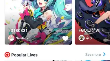 Screenshot von pixiv 4