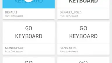 Screenshot von GO Keyboard Pro 4