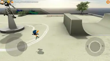 Screenshot von Stickman Skate Battle 6