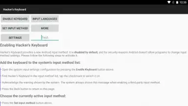 Screenshot von Hacker's Keyboard 7