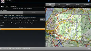 Screenshot von MyTrails 4