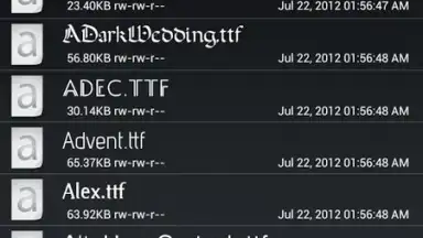 Screenshot von Font Installer 3
