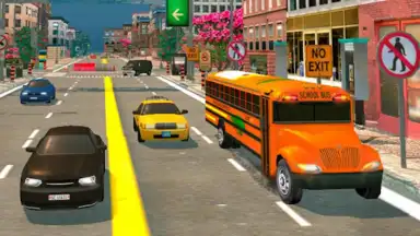 Screenshot von School Bus Driving Games 3D 5
