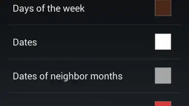 Screenshot von Month Calendar Widget 3