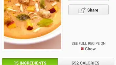 Screenshot von Recipes & Nutrition 1