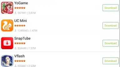 Screenshot von Palmstore 3