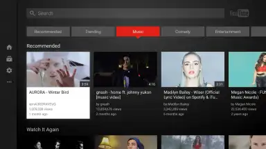 Screenshot von YouTube for Android TV 2