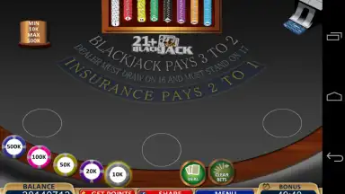 Screenshot von Блэкджек! 9