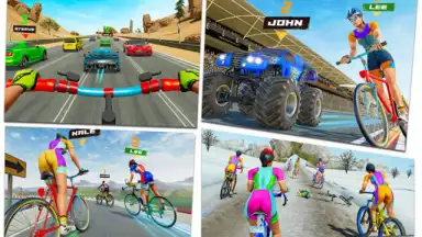 Screenshot von Bicycle Racing 1