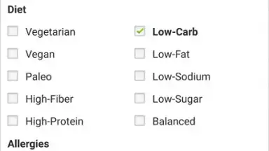 Screenshot von Recipes & Nutrition 15