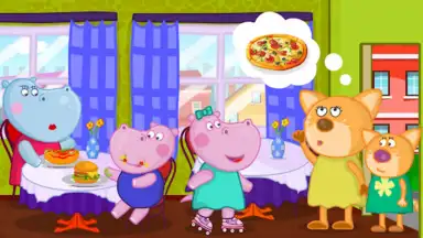 Screenshot von Kids Cafe with Hippo 7