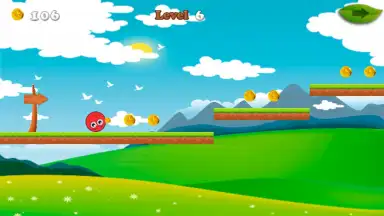 Screenshot von Red Ball 1 2