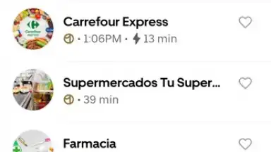 Screenshot von Uber Eats 22