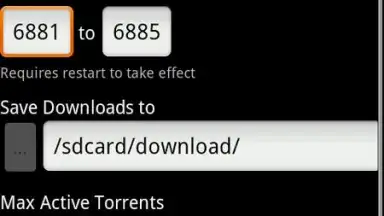 Screenshot von Red Torrent Lite 1