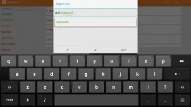 Screenshot von Hashnote 3