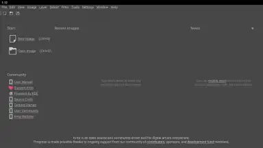 Screenshot von Krita 6