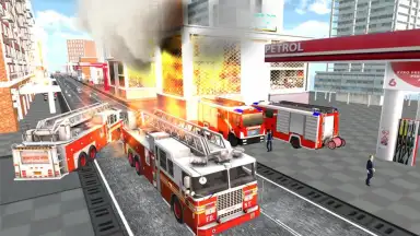 Screenshot von Crazy FireTruck 3