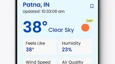 Screenshot von live weather checker 1